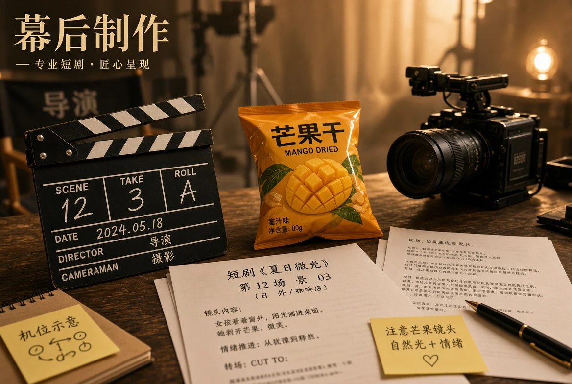 黄果AI短剧创作现场