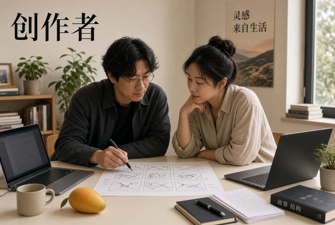 黄果AI短剧主创思路